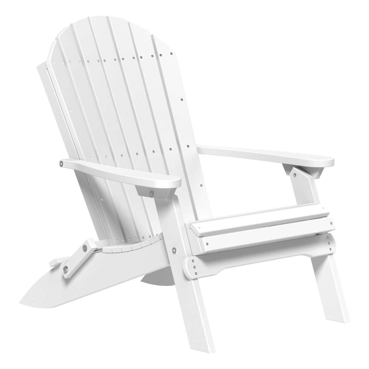 Folding Adirondack Chair – White