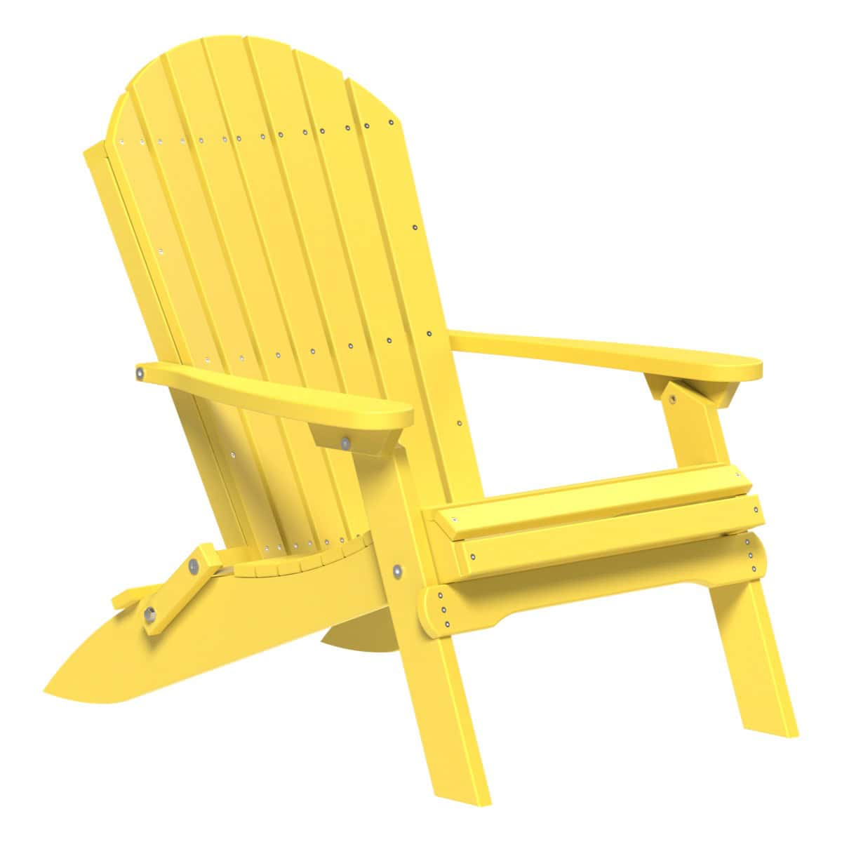 Folding Adirondack Chair – Yellow
