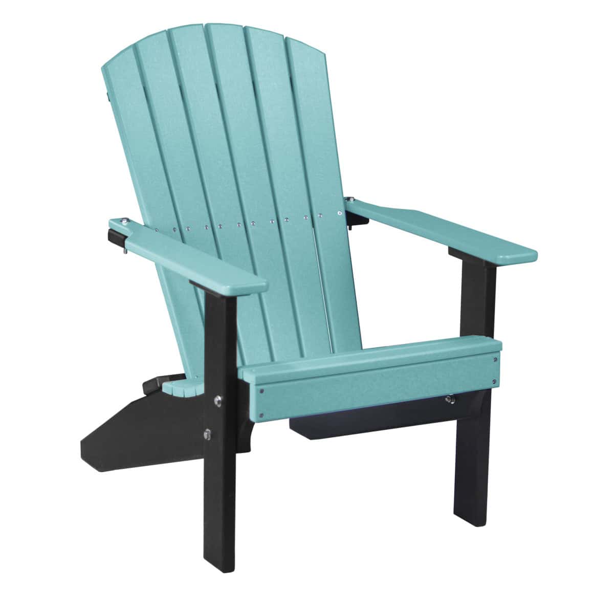 Lakeside Adirondack Chair – Aruba Blue / Black