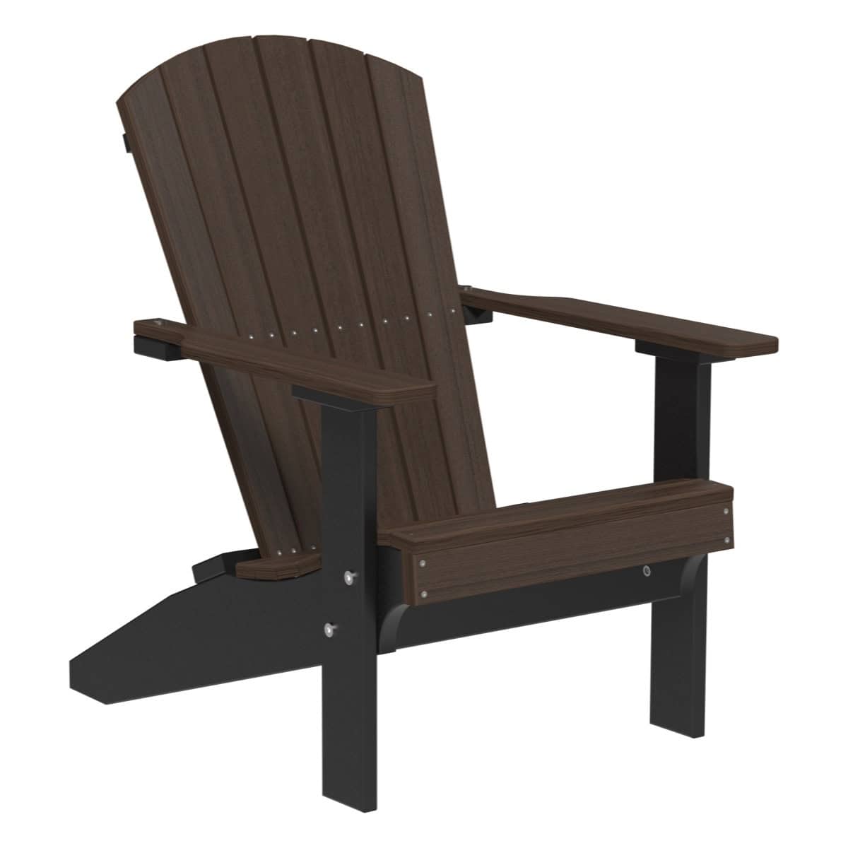 Lakeside Adirondack Chair – Brazilian Walnut / Black