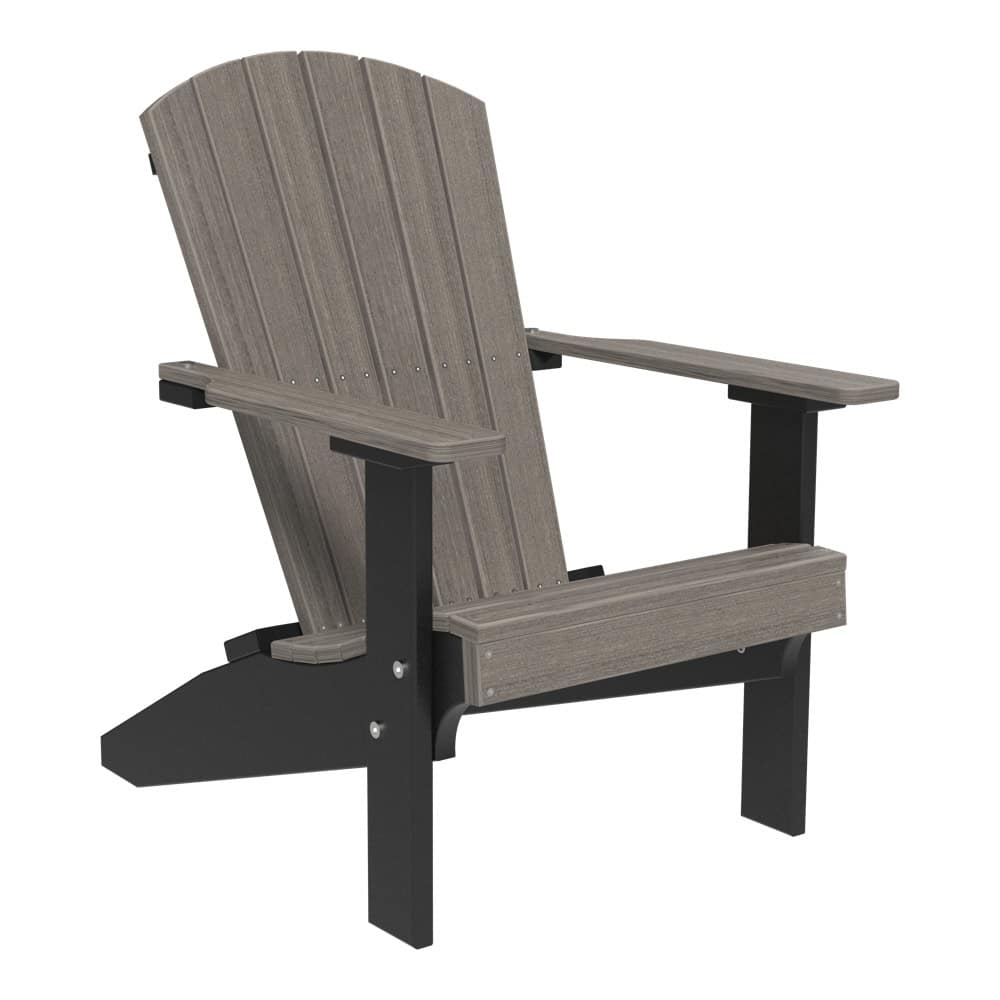Lakeside Adirondack Chair – Coastal Gray / Black