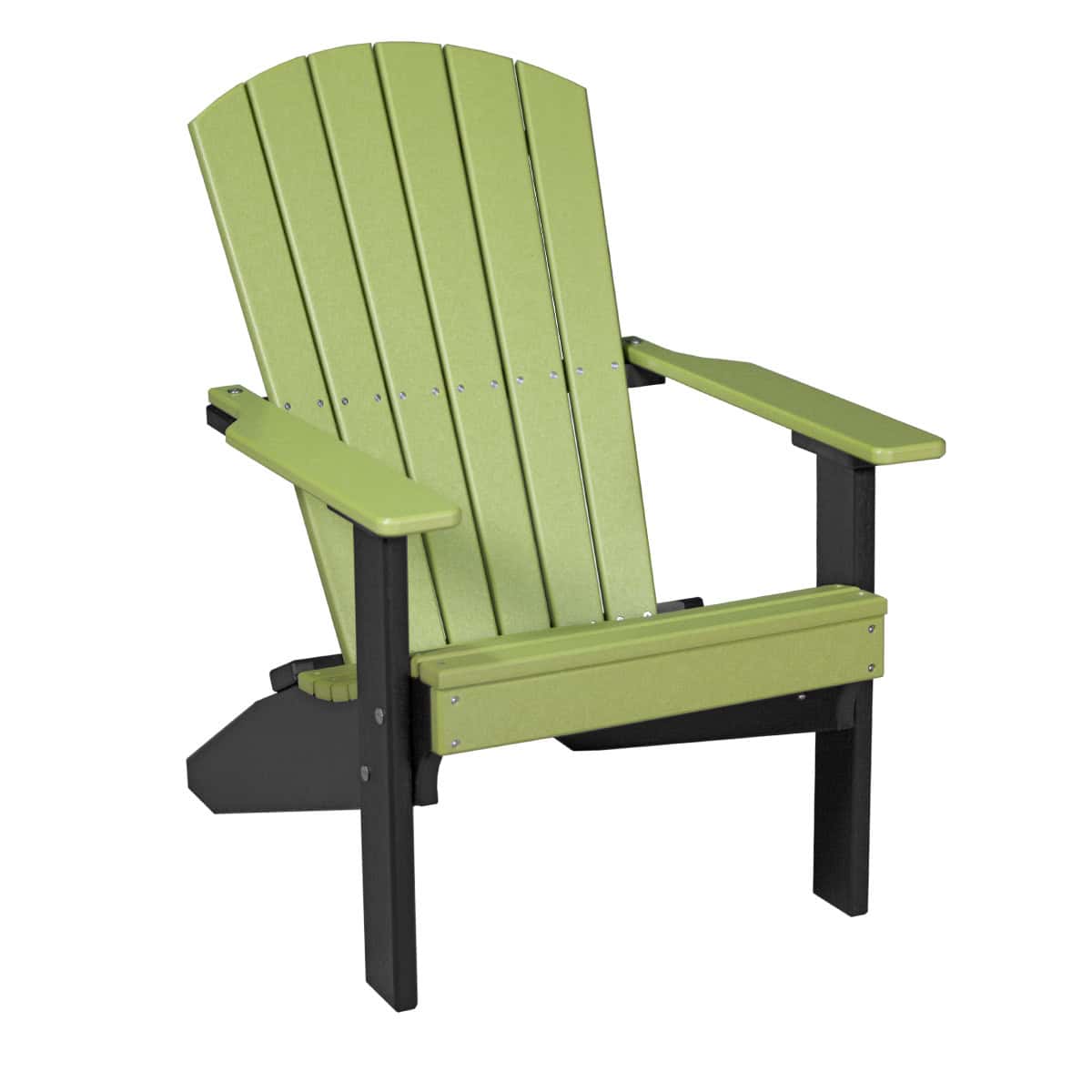 Lakeside Adirondack Chair –  Lime Green / Black