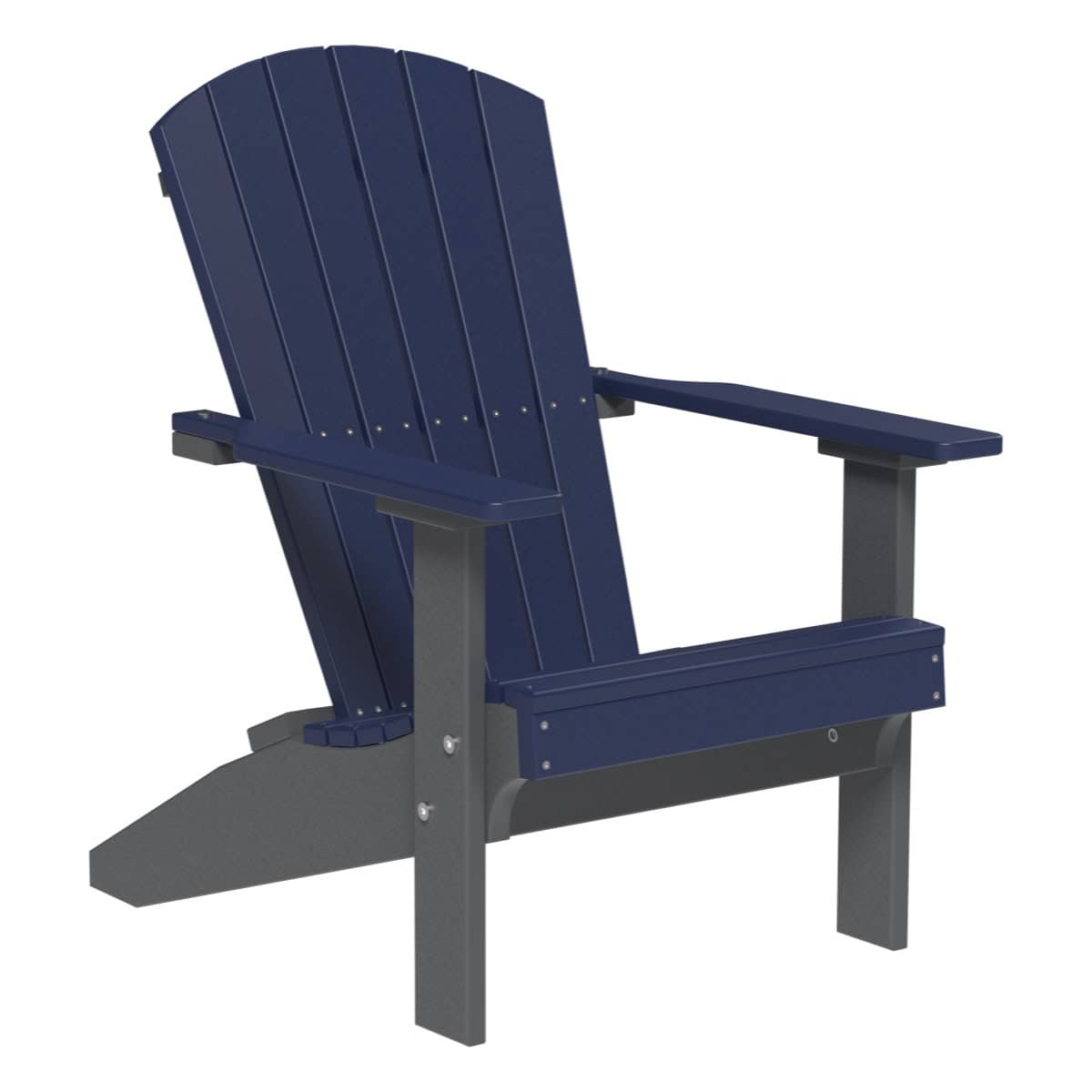 Lakeside Adirondack Chair – Patriot Blue / Slate