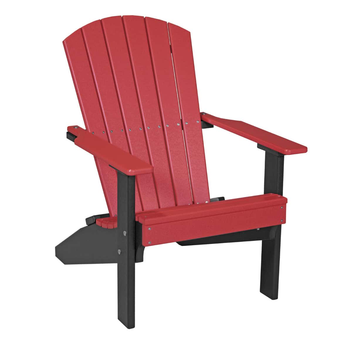 Lakeside Adirondack Chair –  Red / Black