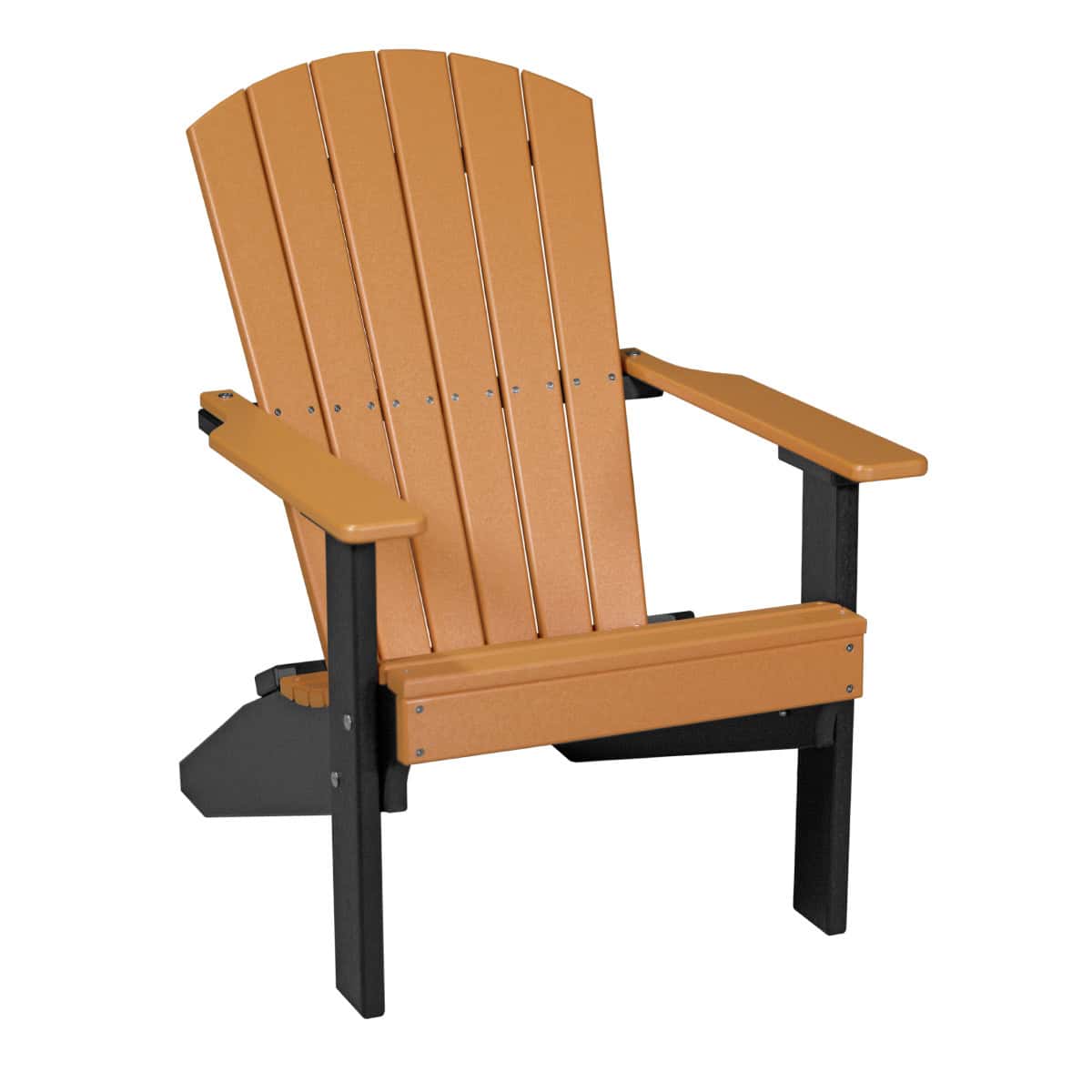 Lakeside Adirondack Chair – Tangerine / Black