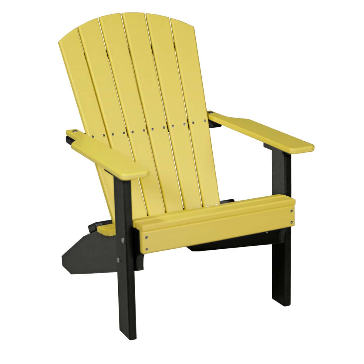 Lakeside Adirondack Chair – Yellow / Black