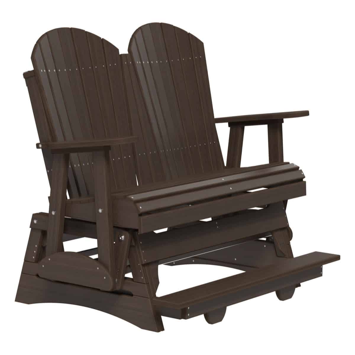 4′ Adirondack Balcony Glider –  Brazilian Walnut