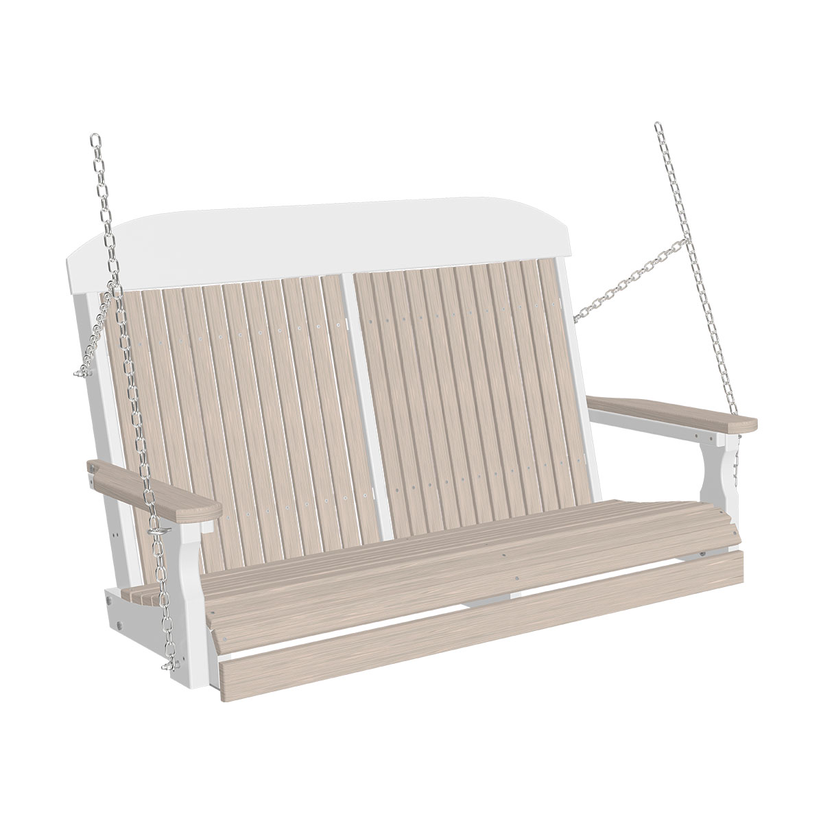 4′ Classic Swing – Birch / White