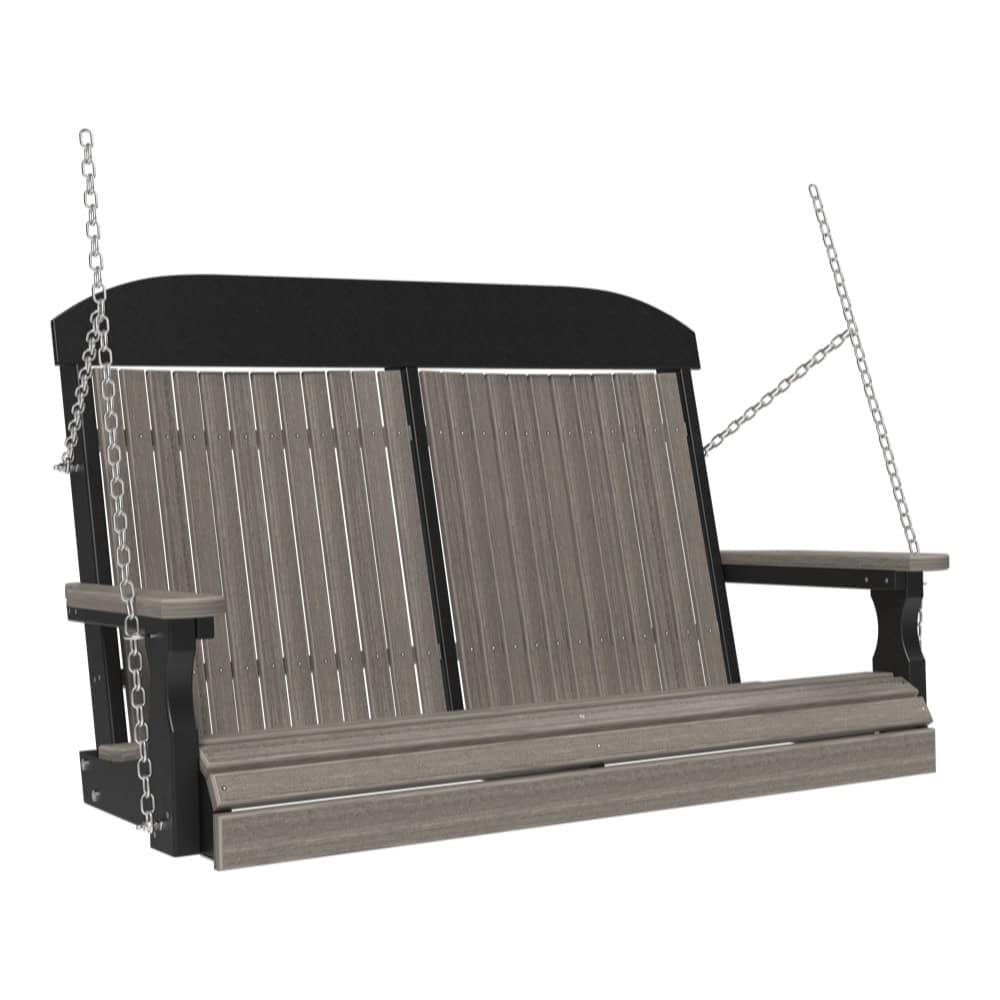4′ Classic Swing – Coastal Gray / Black