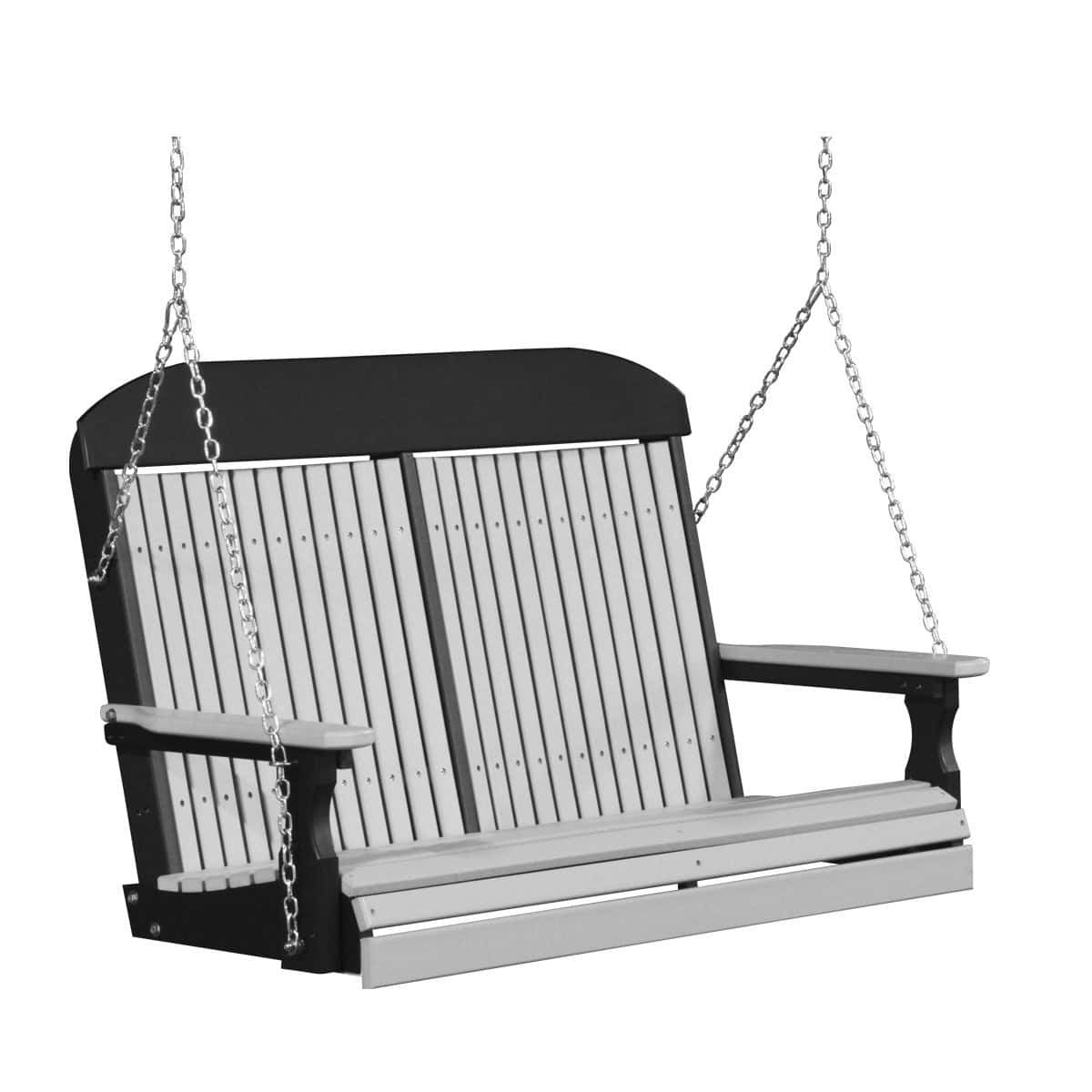 4′ Classic Swing – Dove Gray / Black