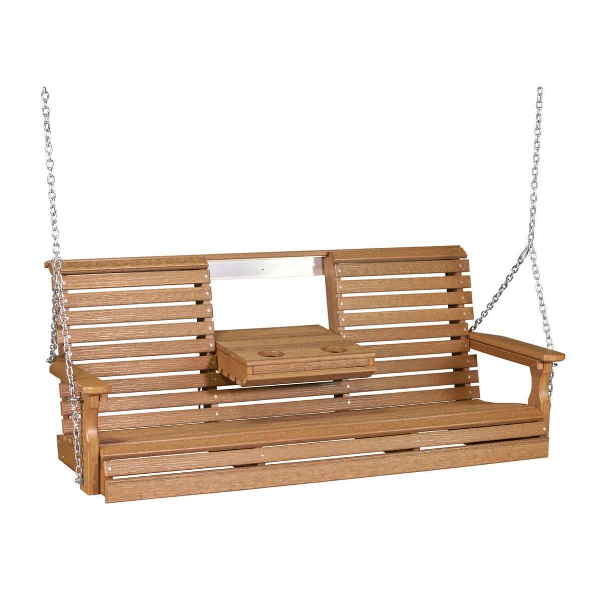 5′ Plain Swing – Antique Mahogany