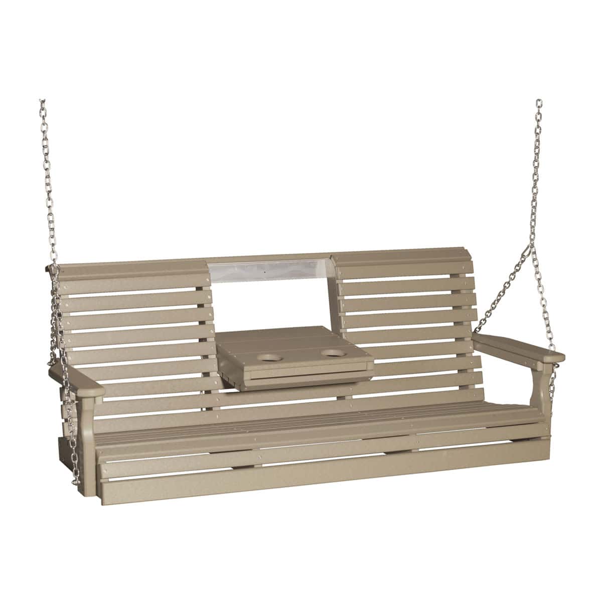 5′ Plain Swing – Weatherwood