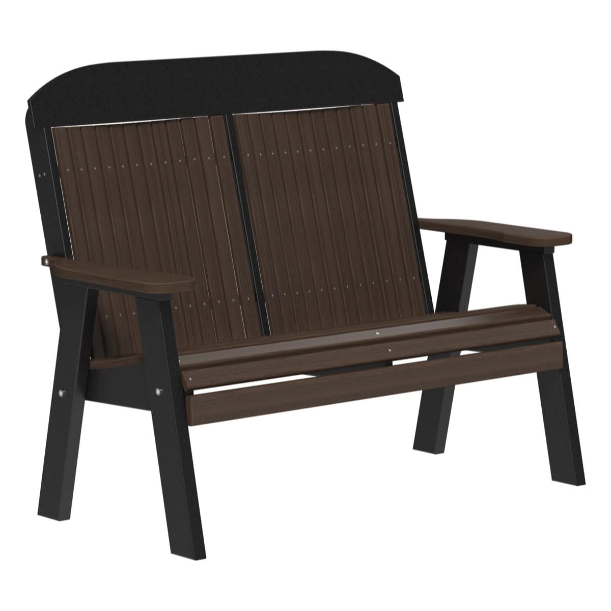 4′ Classic Bench – Brazilian Walnut / Black