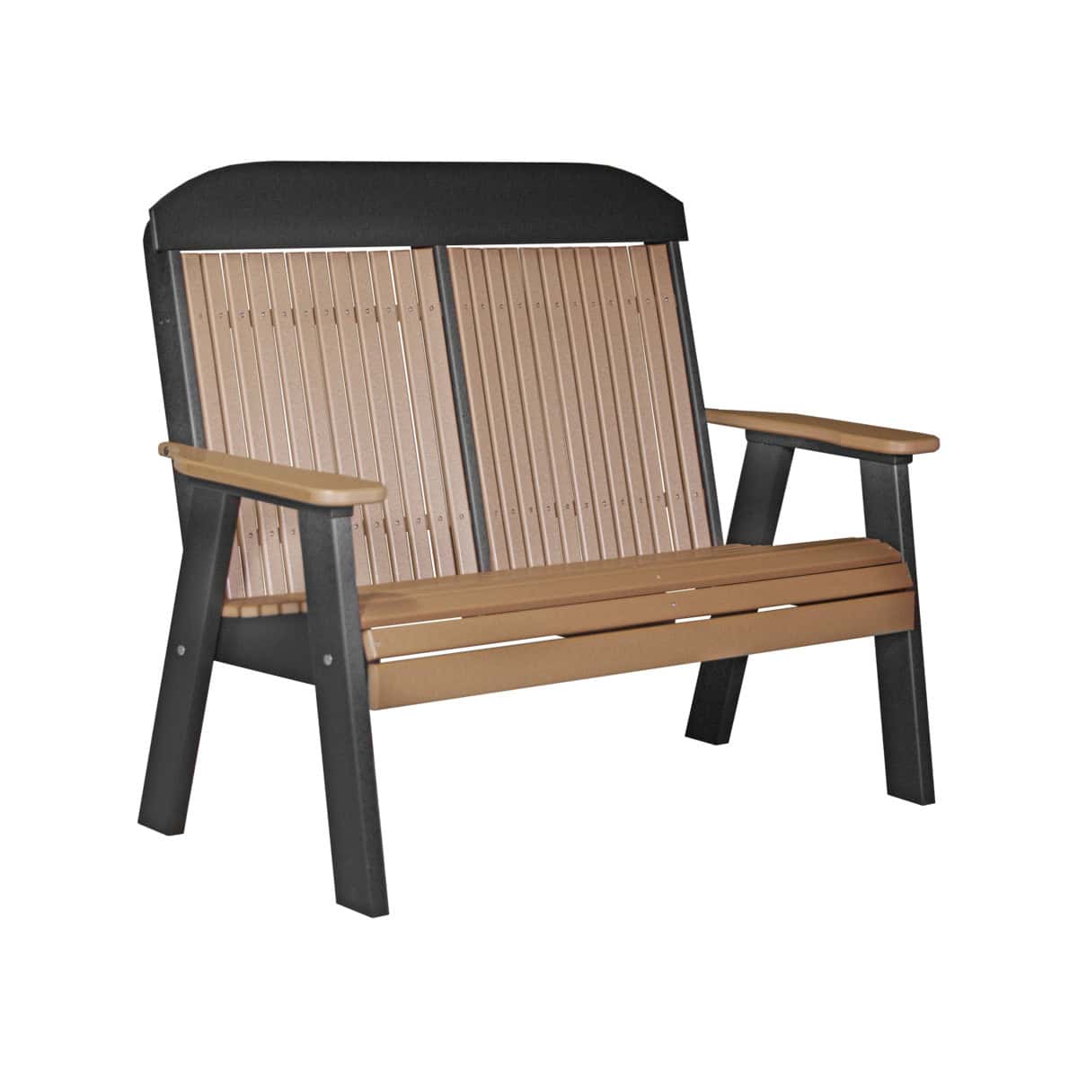 4′ Classic Bench – Cedar / Black