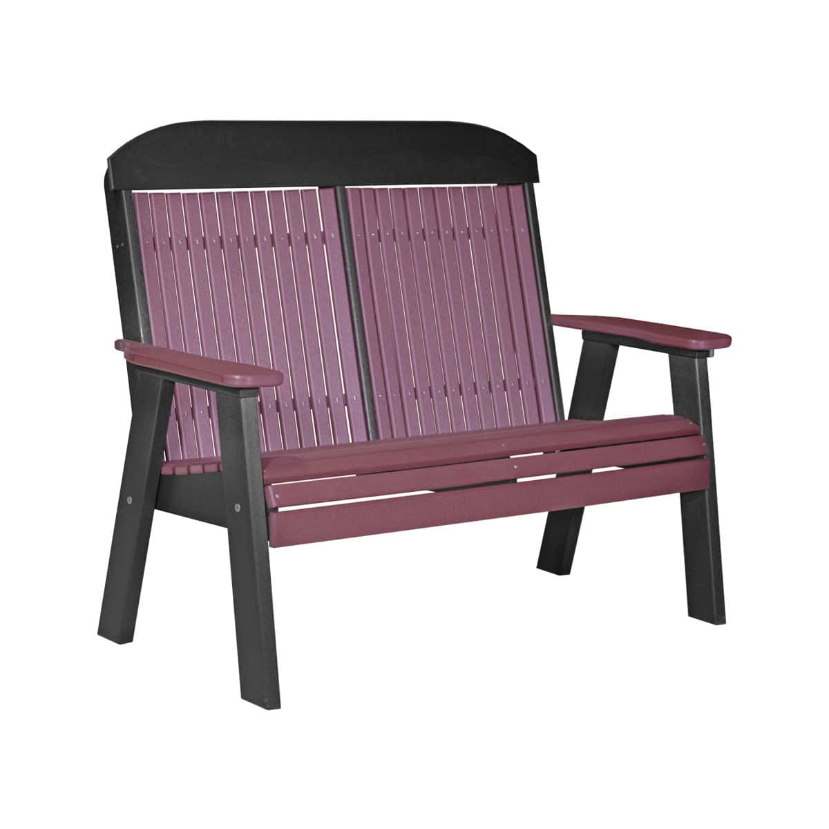 4′ Classic Bench – Cherrywood / Black