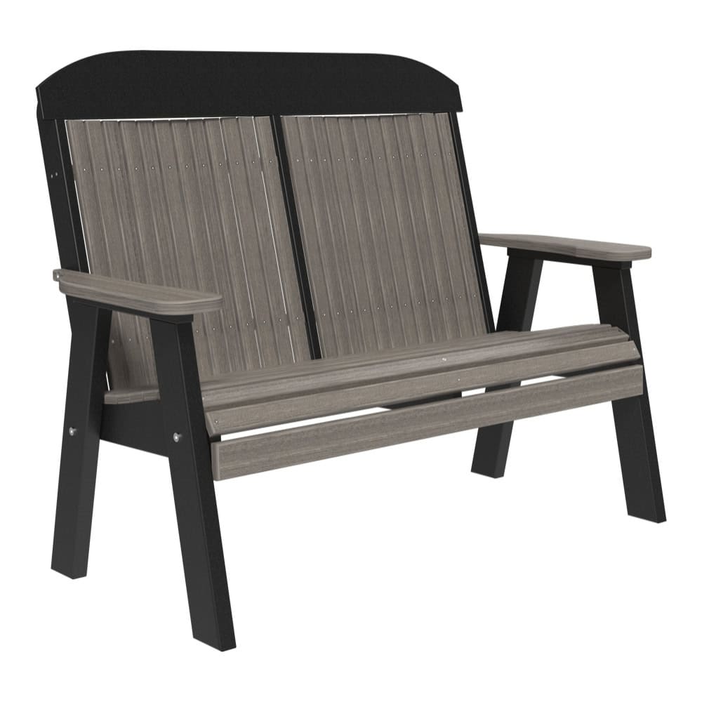 4′ Classic Bench – Coastal Gray / Black