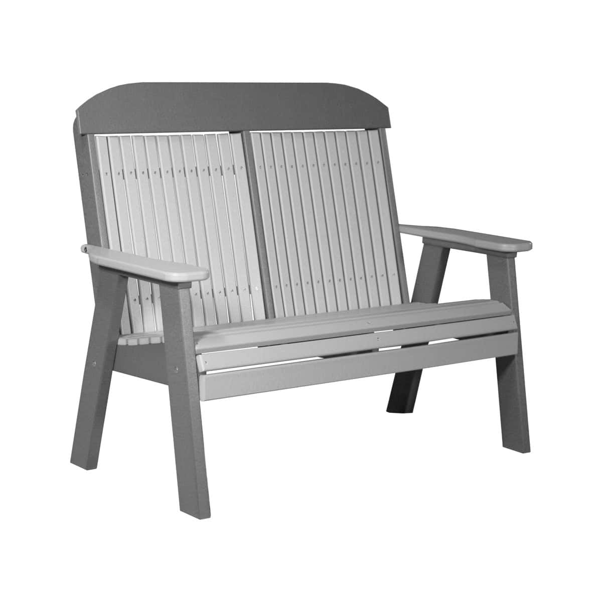4′ Classic Bench –  Dove Gray / Slate