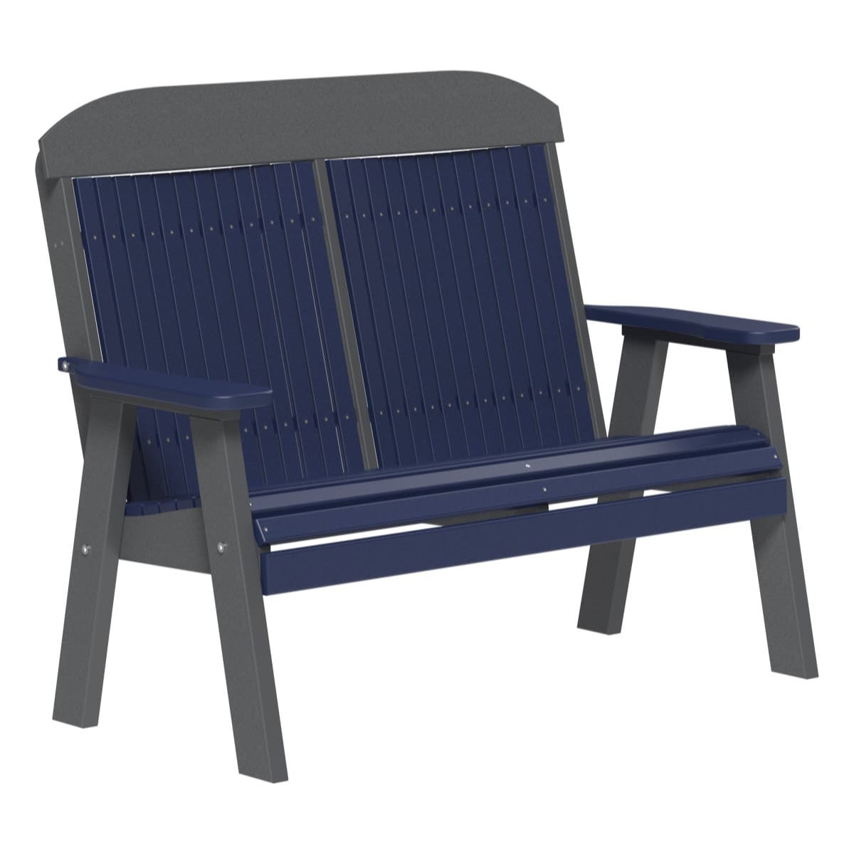 4′ Classic Bench – Patriot Blue / Slate