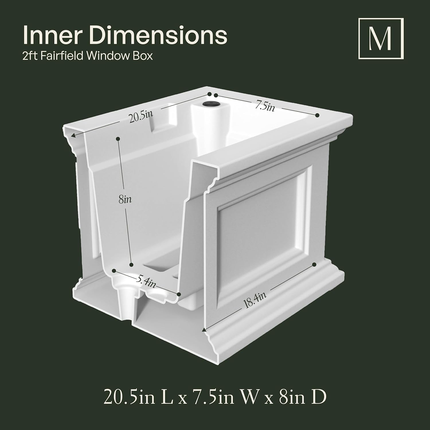 Self Watering Flower Box with Double Wall Design – Image 13