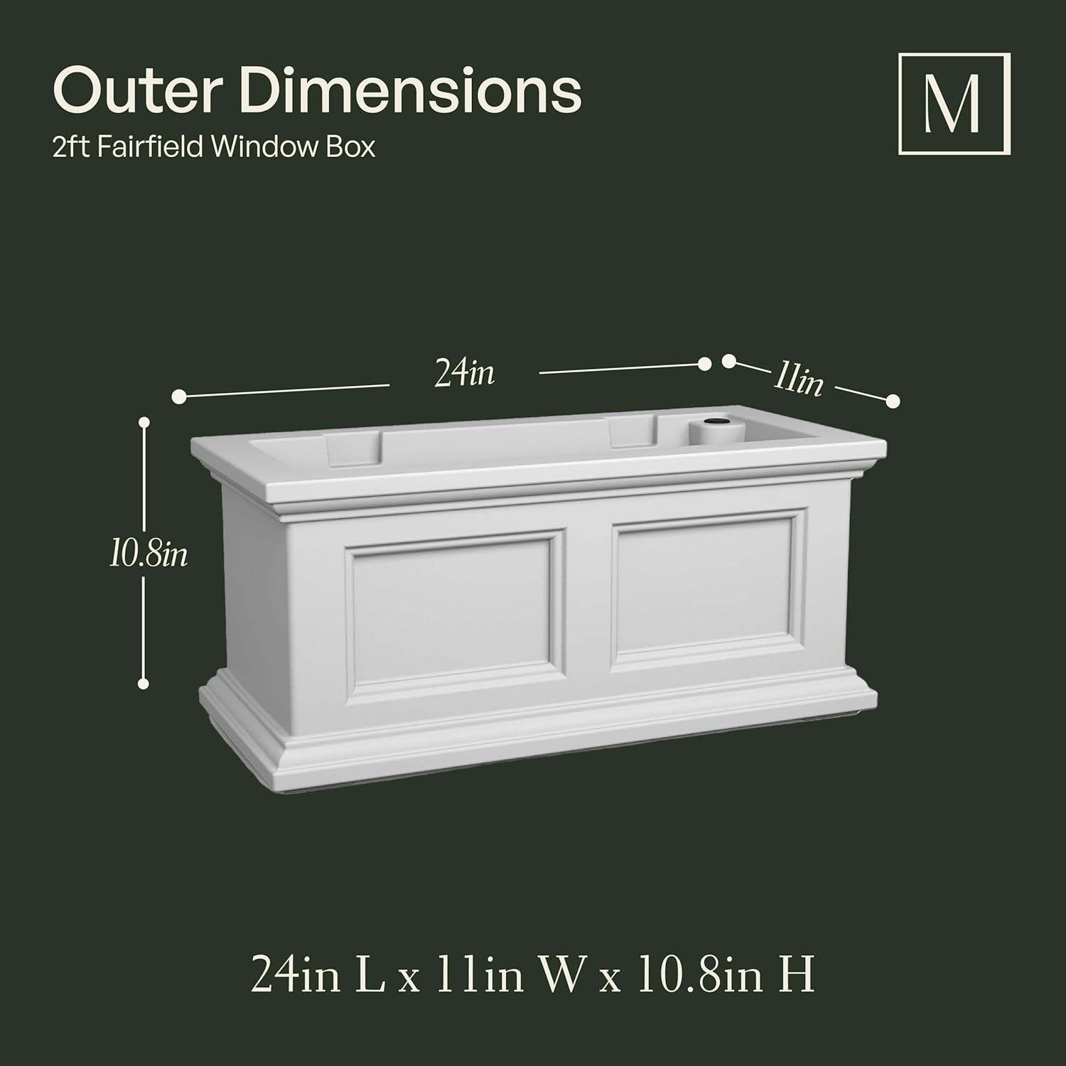 Self Watering Flower Box with Double Wall Design – Image 10