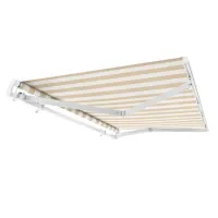 California Awning –  Linen/White, 8' x 6.5' 
