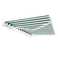 California Awning –  Forest/White, 8' x 6.5' 
