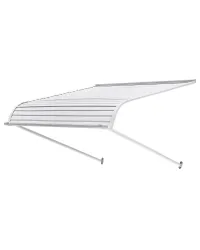 Durable Aluminum Window Awning Door Canopy- White  – Image 1