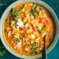 Tuscan White Bean Vegetable Soup – Image 1