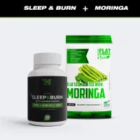 FST Sleep and Burn Plus Flat Stomach Tea with Moringa Combo – Image 1