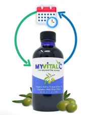 MyVitalC ESS60 in Olive Oil Extra Virgin Organic, 120ml - Monthly Subscription – Image 1