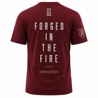 Invictus Maroon Tee – Image 2