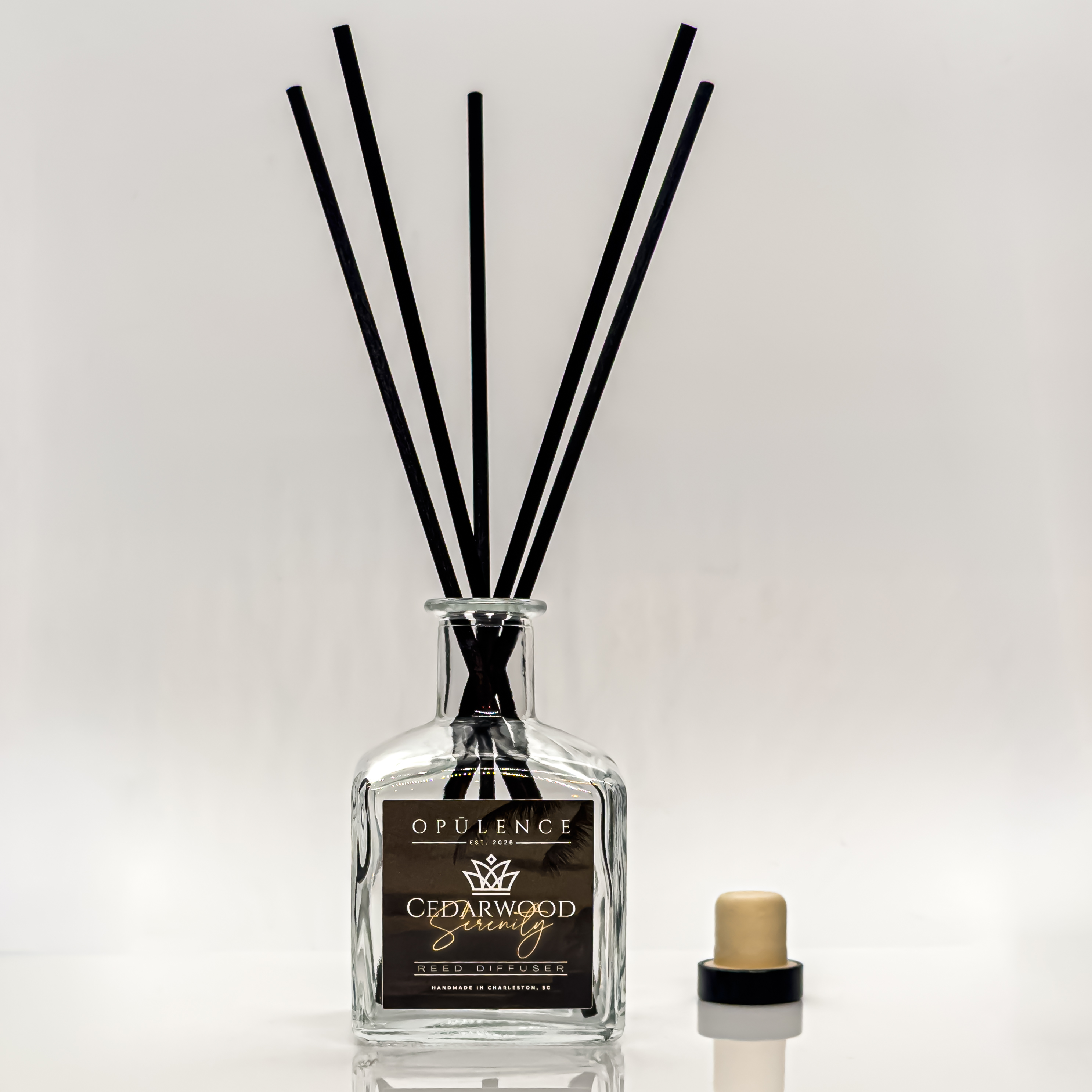 Cedarwood Serenity | Lumière Reed Diffuser | 7oz – Image 2