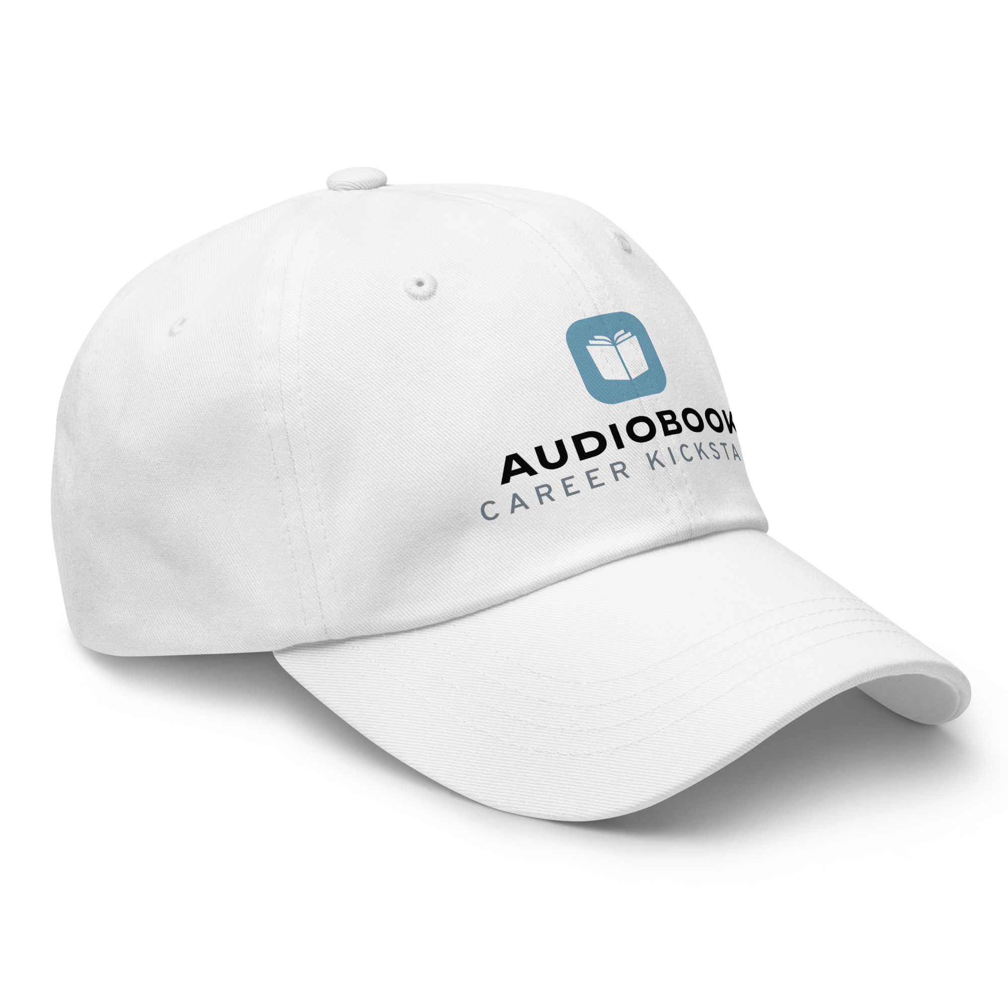 Audiobook Career Kickstart Hat - White – Image 3