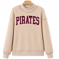 Pirate Mock Neck (Available in 4 colors) – Sand, 2XL