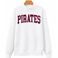 Pirate Mock Neck (Available in 4 colors) – White, 2XL