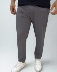 Calça de Alfaiataria – GG, Cinza