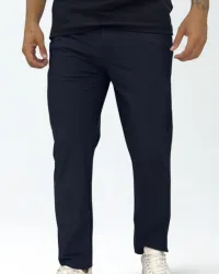Calça de Alfaiataria – GG, Azul-marinho