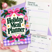 Sugar Plum Pop Holiday Meal Planner – Image 1