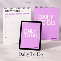 Lavender, Lately — Daily To Do | Digital Download – Image 1