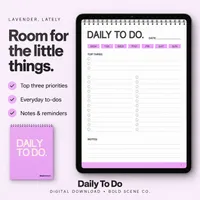 Lavender, Lately — Daily To Do | Digital Download – Image 2