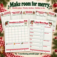 December, But Make It Merry — 7-Page Holiday Printable Bundle – Image 2