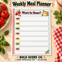 Weekly Meal Planner — Around Our Table – Image 1