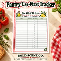 Pantry Use-First Tracker — Around Our Table – Image 1