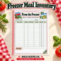 Freezer Meal Inventory — Around Our Table – Image 1