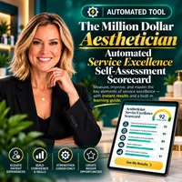 🛠️Success Tool! The Million Dollar Aesthetician Automated Service Excellence Self-Assessment Scorecard – Image 1