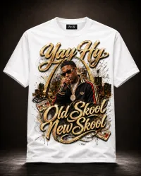 Old Skool New Skool Tee (Mens) – White, L