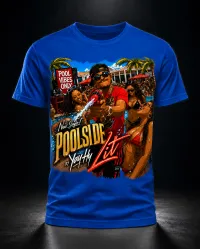Poolside Lit Tee (Mens) – Royal Blue, L
