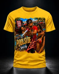 Poolside Lit Tee (Mens) – Yellow, XS