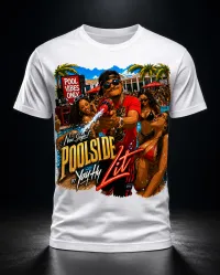 Poolside Lit Tee (Mens) – White, L