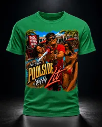 Poolside Lit Tee (Mens) – Green, L